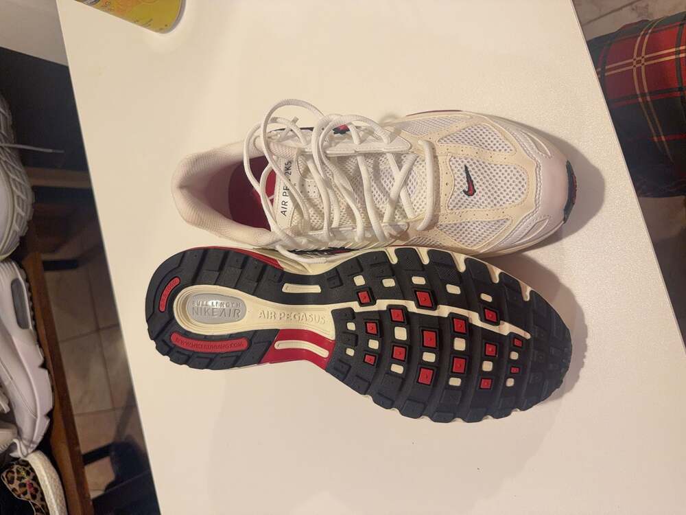 Nike Air Pegasus 2K5 White/Red Size 13.5